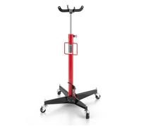 VEVOR Vérin de Fosse Hydraulique Capacité de Levage 500 kg, Cric de Transmission Télescopique, avec Roue Pivotante à 360°, Hauteur de Levage 112-187 cm, pour Soulever Boîte de Vitesse, Garage Atelier
