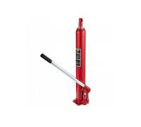 Vérin Hydraulique Long pour Grue d'Atelier 4 Tonnes, cylindre support moteur, pompe simple piston, rouge
