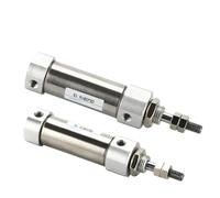 Vérin pneumatique en acier inoxydable, mini cylindre à double effet, tige simple, alésage 10 mm, 16 mm, course 5 à 150 mm, avec aimant, CDJ2B10 CDJ2B16, 1 pièce