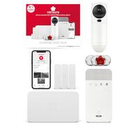Verisure Alarme L Maison ou Appartement Connectée sans Fil - Système de Sécurité 10 Pièces avec Caméra HD Intérieure, Application Mobile, Sirène - Installation DIY Facile - Option Télésurveillance