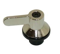 véritable Smeg Four bouton de contrôle de - acier inoxydable -. Numéro de pièce 694971339