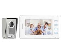 Verk 27801 : Vidéophone avec écran LCD pour portail et porte, 220 V, blanc