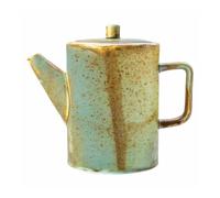 Verlo BRASSI Théière et cafetière 600 ml, théière en porcelaine avec couvercle, théière élégante, design moderne, passe au lave-vaisselle, idéale pour servir des boissons à la maison et au bureau