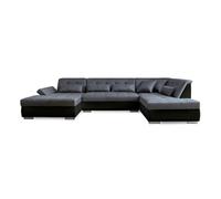 Lisa Design Vermont - canapé panoramique d'angle Droit - 7 Places - XXL