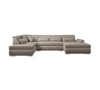 Vermont - Canapé d'angle panoramique en U - XXL - Gauche - Beige