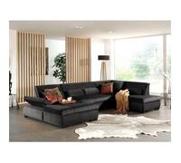 Lisa design Canapé panoramique Vermont - Gris foncé