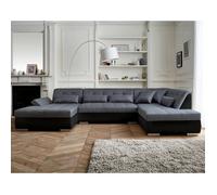 Lisa Design Vermont - canapé panoramique d'angle Droit - 7 Places - XXL