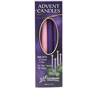 Vermont Christmas Company Bougies de l'Avent - Ensemble de Quatre