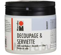 Vernis à craqueler Marabu, Medium Vernis et Colle, Brillant, 500 ML