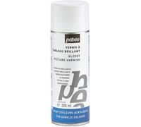 Vernis à tableau - Brillant - Peinture acrylique - Spray de 200ml - Pébéo