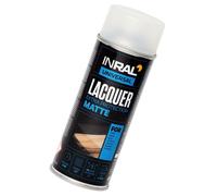 Vernis acrylique transparent mat INRAL Lacquer - séchage rapide, protection durable contre rayures - 400 ml