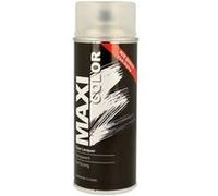 Vernis aérosol MAXICOLOR Matt Clear transparent mat 400ml UV Transparent mat