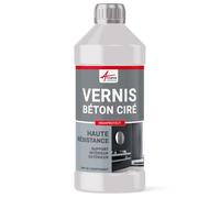 Vernis Bi-Composant Haute Résistance pour Béton Ciré - HIGHPROTECT 10 m² | Plan de Travail, Sols et Extérieur, Résiste Eau, Chocs, Rayures, Uv et Intempéries, Aspect Satiné - Arcane Industries