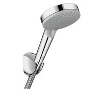 Vernis Blend Set de douche avec support mural, Douchette 100 Vario 2 jets EcoSmart, Flexible 160cm, Chrome (26278000)