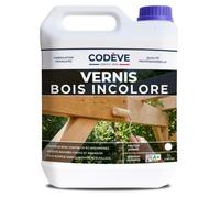 Vernis Bois Incolore - 5 L - Codeve Bois