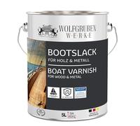 Vernis bois Yacht Bateau W400 - Résistant, élastique - Satiné - Gris anthracite 5L