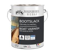 Vernis bois Yacht Bateau W400 - Résistant, élastique - Satiné - Gris argent 2,5L