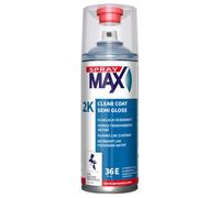 Vernis de Finition 2k SpreyMax - Bombe Aérosol Spray de Vernis de Finition Bicomposant 2k Carosserie Auto Moto - Satiné Mat - 400 ml - Ref. 680067