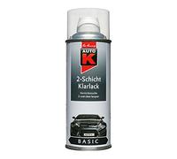 Vernis de Finition Transparent Bicouche Auto-K - Bombe Aérosol Spray de Vernis Auto Moto - Brillant - 400 ml - Ref. 233066