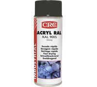 Vernis de protection acrylique RAL 9005 CRC 31063-AA noir (brillant) 400 ml
