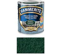 Vernis de protection métallique Hammerite antirouille 0,7 l, choix de couleur martelé 0,75 (vert foncé martelé)
