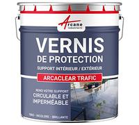 Vernis Finition Circulable Transparent Carrelage, Béton 10 kg | Vernis Circulable Transparent, Protège Carrelage, Béton, Terrasses et Douches, Résiste aux Uv - Arcane Industries