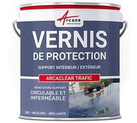 Vernis Finition Circulable Transparent Carrelage, Béton 5 kg | Vernis Circulable Transparent, Protège Carrelage, Béton, Terrasses et Douches, Résiste aux Uv - Arcane Industries