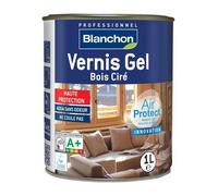 Vernis gel bois ciré - Air Protect® - Chêne moyen - 1 L BLANCHON