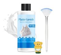 Vernis Glassificateur, SèChe en une Finition Brillante Transparente, 100g | Vernis Vitrificateur pour Plâtre pour Le Trempage de Modèles en Plâtres ou en Mélanges de plâtres