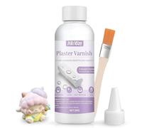 Vernis Glassificateur, SèChe en une Finition Brillante Transparente, 200g | Vitrificateur pour Plâtre, Vernis Peinture Effet Plâtre, Convient pour Le Trempage Modèles en Plâtres ou en Mélanges plâtres