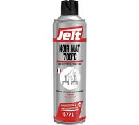 Vernis haute température Jelt NOIR MAT 700°C 005771 400 ml