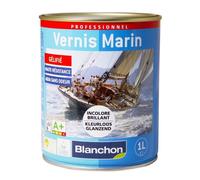 Vernis marin - BLANCHON - AQUA 1 L - Incolore - Phase aqueuse - Pour bois extérieur