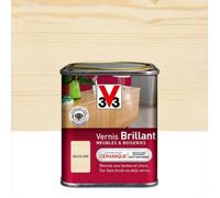Vernis meuble et objet V33 - Incolore brillant - 0.25l - Intérieur - Boiserie