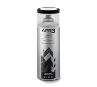 Vernis peinture Acrylique Multi-Usage, Couleur Noir Mat RAL 9005, Aérosol En Fer-Blanc Recyclable de 400 ml