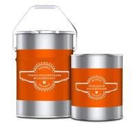 Vernis polyuréthane bi-composant incolore 2,5kg Satinée, intérieur extérieur, vernis parquet sols, imperméabilisant - LS-735