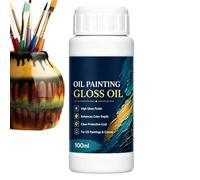 Vernis pour peinture acrylique 100 ml protection anti-craquelure portable | vernis acrylique brillant pour galeries, expositions, ateliers, peintures grand format, accrochage à long