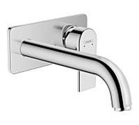 Hansgrohe Mitigeur de lavabo Vernis Shape encastré pour montage mural bec 20,5 cm Chrome 71578000