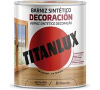 Vernis Synthetique Incolore Brillant Decoration 4l Titanlux M10100004 - Titanlux