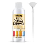Vernis Vitrificateur pour Plâtre, Vernis Peinture Effet Plâtre, 200ml | Verniss Glassificateur, Sèche une Finition Brillante Transparente pour Argile, Plâtre, Terre Cuite et Poudre de Coulée