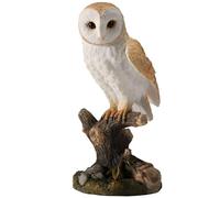 Veronese Design 7 7/8 Figurine en résine Chouette effraie debout sur une branche