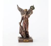 Veronese Design Figurine Miniature en résine Peinte à la Main de la déesse Grecque de la Victoire 10,2 cm