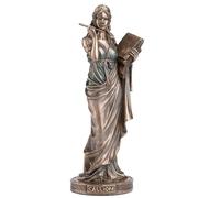 Veronese Design Sculpture Calliope La Muse Grecque des Épices en résine coulée à froid Finition bronze 22,9 cm