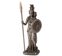 Veronese Design Sculpture en résine Athéna la déesse Grecque de la Sagesse, Finition Bronze coulé à Froid
