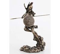 Veronese Design Statue de Table déesse Grecque de la Sagesse et de la Guerre avec Finition Bronze métallique