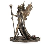 Veronese Design Statue en résine Aine la fée Celtique de la Reine de l'été, 22,9 cm, Finition Bronze