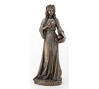 Veronese Design Statue Idunn déesse Nordique du Printemps et de la Jeunesse Finition Bronze