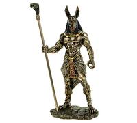 Veronese - Figurine du dieu égyptien Anubis - 28 cm - Pharaon égyptien - Bronzée