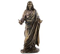 VERONESE Jesus Christ Blessing Statue Real Bronze Powder Cast Statue Sculpture 12 by