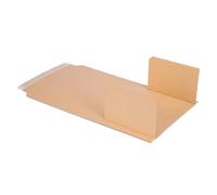 verpacking 400 x emballage livre 21,7 x 15,5 x 1 Ã 5 cm A5 étui d'expédition fermeture adhésive, brun - BV 1