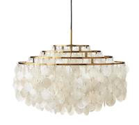 Suspension Verpan Fun 11DM en Laiton et Nacre